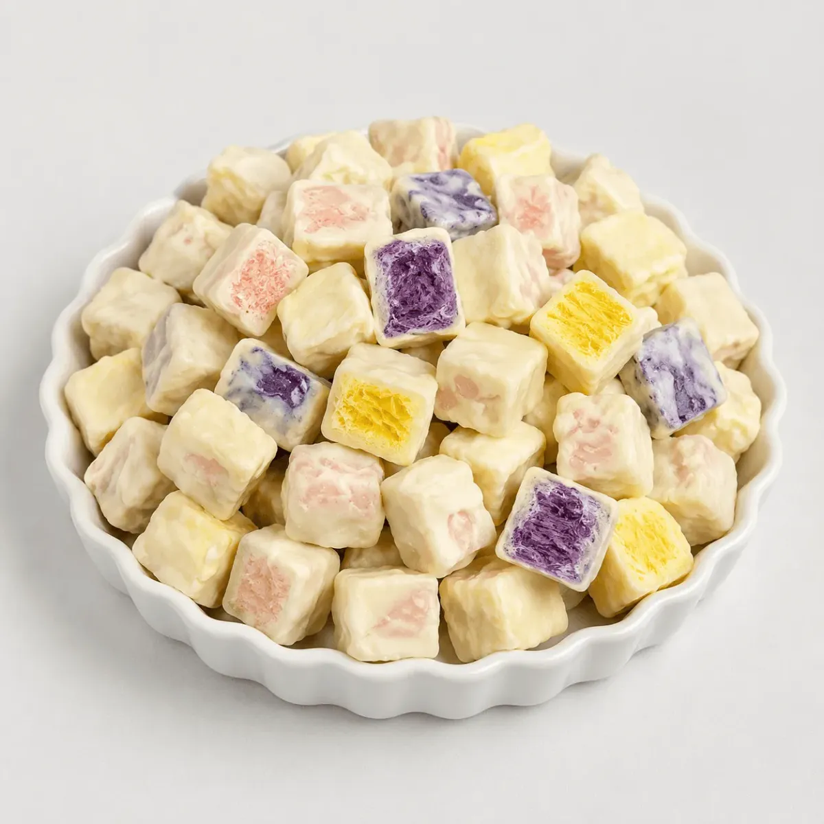 Cubos de iogurte: foto do produto