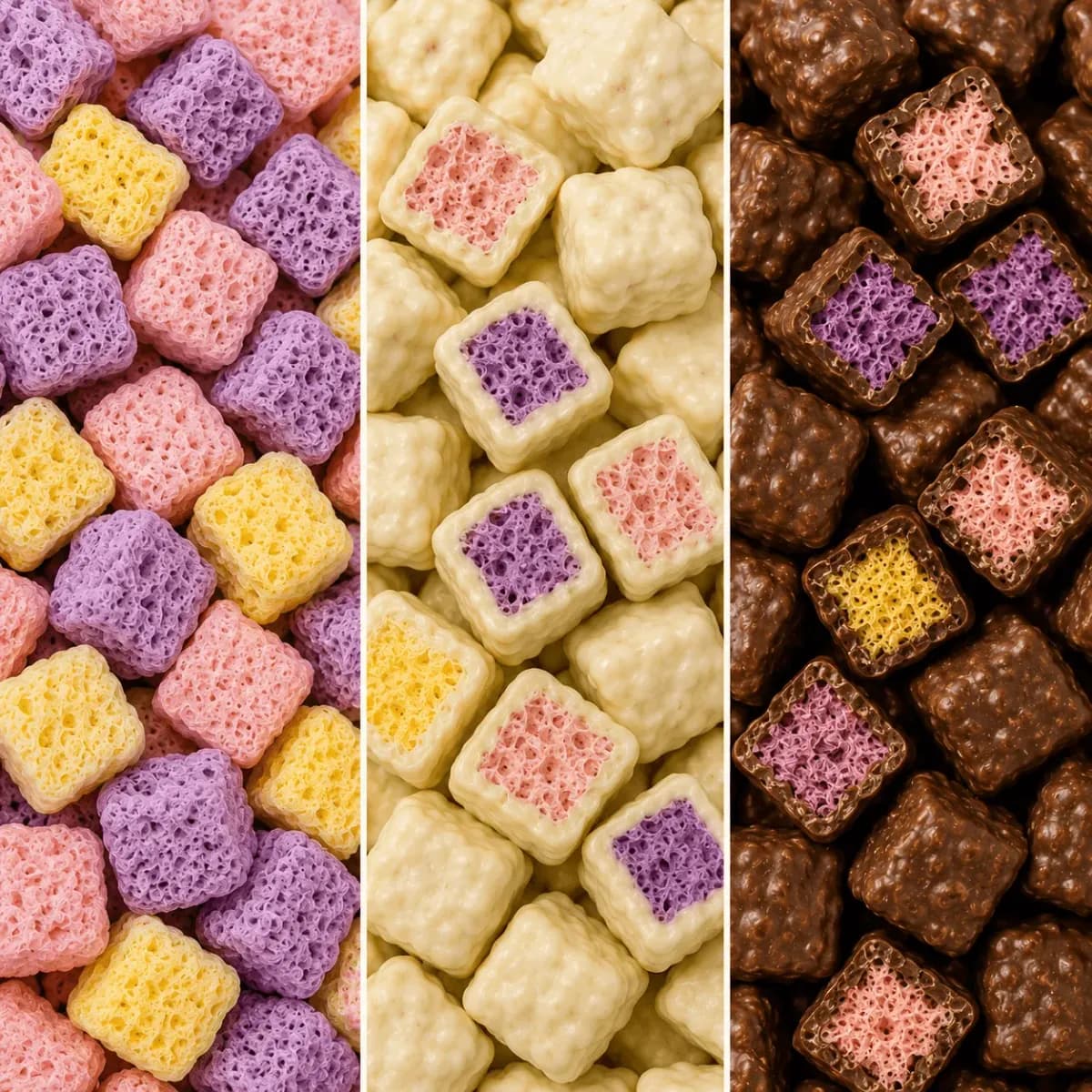 Cubos de iogurte: foto do produto