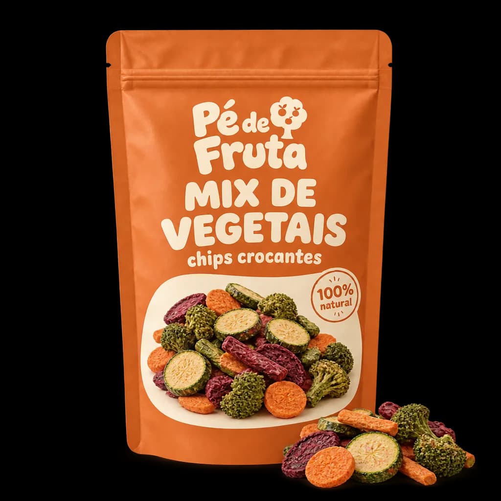Embalagem Pé de Fruta de Mix de vegetais chips crocantes